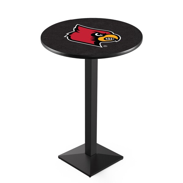42" Blk Wrinkle Louisville Pub Table